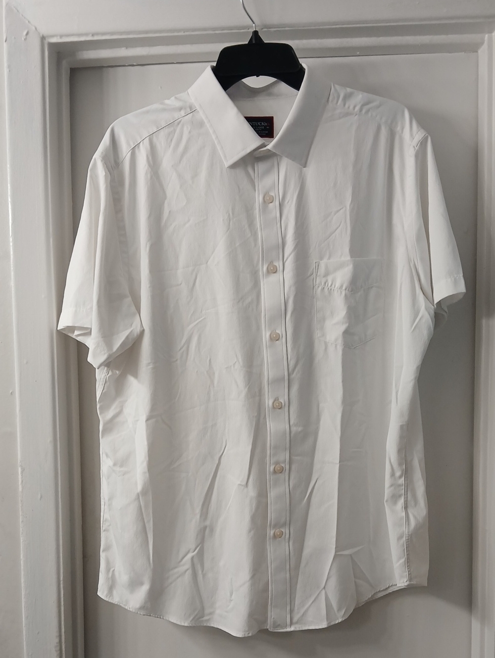 UNTUCKit White Short-Sleeve Button-Down Shirt